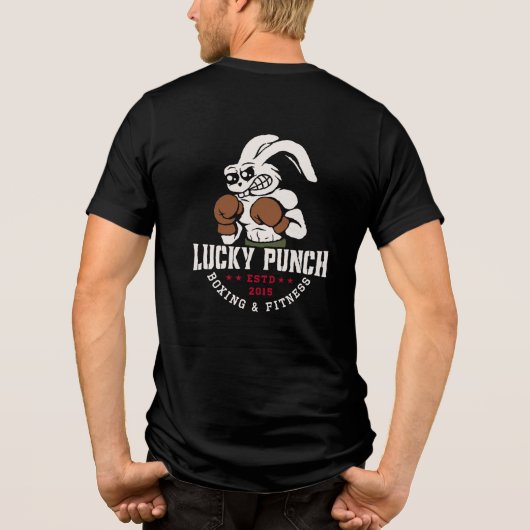 Lucky Punch Boxing T-shirt (Achterkant)