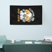 Lucky Pup met Klaver - St. Patrick's Day Gift Spandoek (Beurs)
