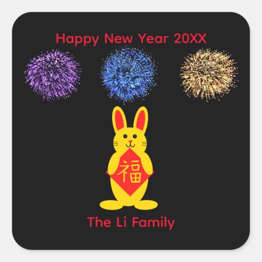 Lucky Rabbit #2-3 Stickers (Voorkant)