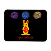 Lucky Rabbit #2 Magnet Magneet (Horizontaal)