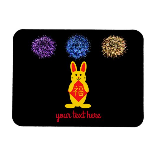 Lucky Rabbit #2 Magnet Magneet (Horizontaal)