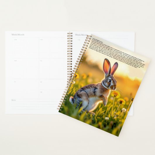 Lucky Rabbit Foot Calendar Planner (Display)