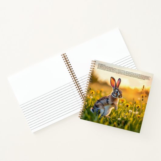 Lucky Rabbit Foot  Notitieboek (Binnen)