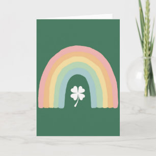 Lucky Rainbow Clover Dag Kaart