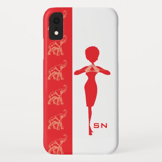 Lucky Red Elephant Case-Mate iPhone Case (Achterkant)