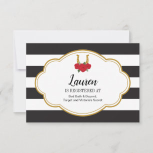 Lucky Rozen Vrijgezellenfeest Insert Kaart