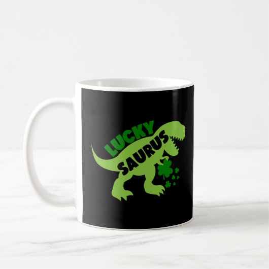 Lucky Saurus - St. Patrick's Day Dino Koffiemok (Links)
