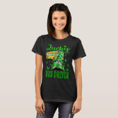 Lucky School Bus Driver St Patrick's Day Saint Pad T-shirt (Voorkant volledig)