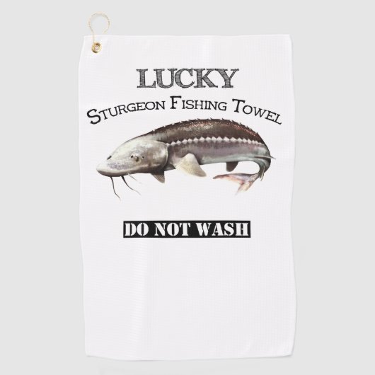 Lucky Serviette de pêche esturgeon (Devant)