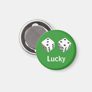 Lucky Seven Dobbelsteen Rol Magneet