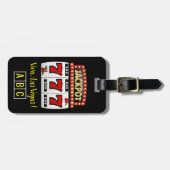 Lucky Seven Jackpot Bagagelabel (Voorkant horizontaal)