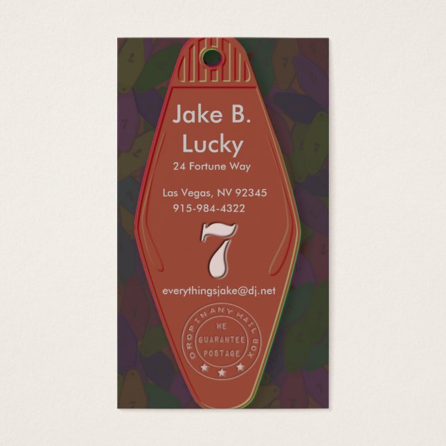 Lucky Seven Motel Key (Devant)
