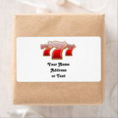 Lucky Sevens - Slot Machine Jackpot Etiket (Insitu)