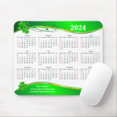 Lucky Shamrock 2024. Muismat (Met muis)