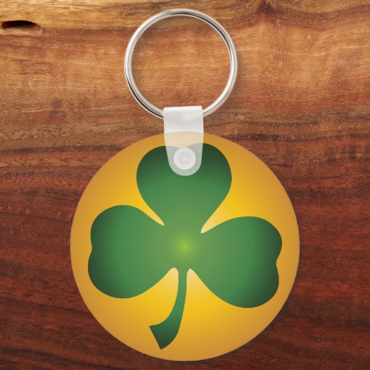 Lucky Shamrock Basic Sleutelhanger (Voorkant)