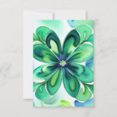 Lucky Shamrock Bedankkaart (Voorkant)