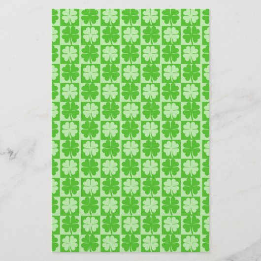 Lucky Shamrock Briefpapier (Voorkant)
