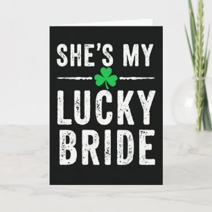 Lucky Shamrock Bruidkaart Kaart