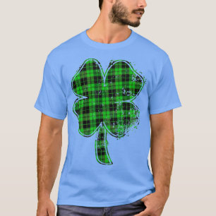 Lucky Shamrock Buffalo Play Green Clover St Patri T-shirt