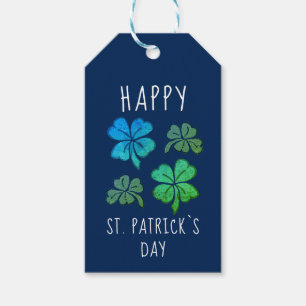 Lucky Shamrock Clover Happy St. Patrick's day Cadeaulabel