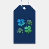 Lucky Shamrock Clover Happy St. Patrick's day Cadeaulabel (Achterkant)