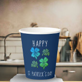Lucky Shamrock Clover Happy St. Patrick's day Papieren Bekers