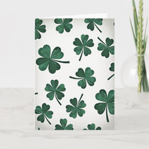 Lucky Shamrock Clover Kaart