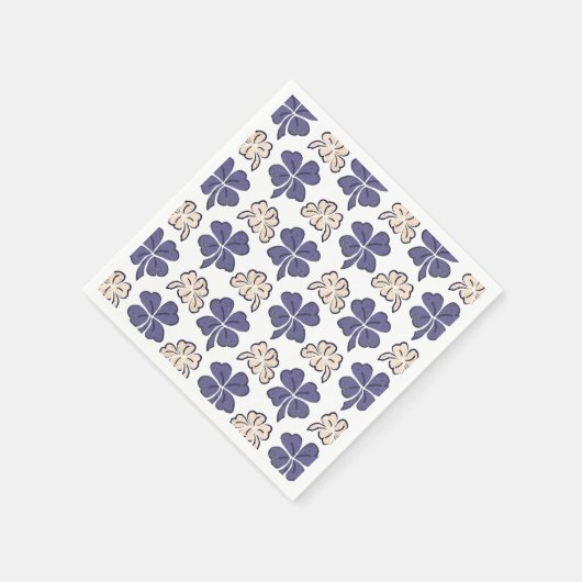 Lucky Shamrock Clover Pattern St. Patrick's day Servet (Hoek)