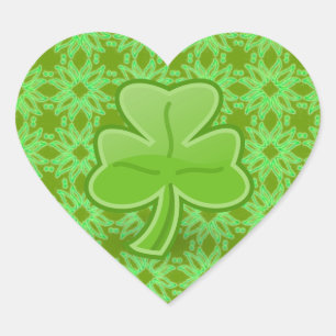 Lucky Shamrock Hart Sticker