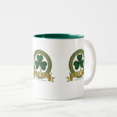 Lucky Shamrock Irish Clover St Patricks Mug Design (Devant droit)