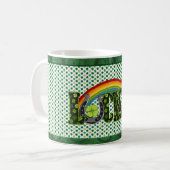 Lucky Shamrock Jour de la Saint Patrick café Mug (Devant gauche)