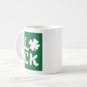 Lucky Shamrock Koffiemok (Voorkant links)