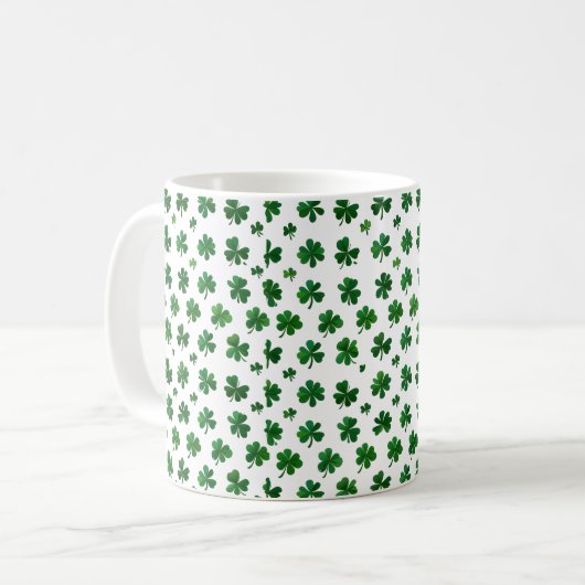 Lucky Shamrock Mok | St. Patrick's Day Cup (Voorkant links)