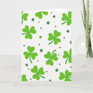 Lucky Shamrock Patroon Groot Kaart