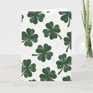 Lucky Shamrock Patroonkaart Kaart