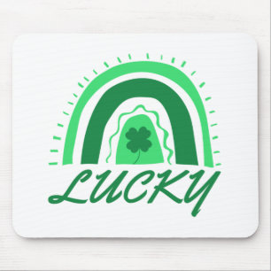 Lucky Shamrock Rainbow Muismat