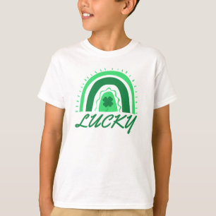 Lucky Shamrock Rainbow St Patrick T-Shirt