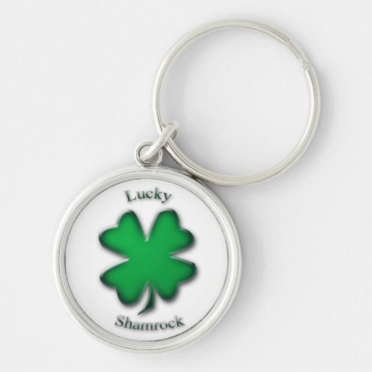 Lucky Shamrock Sleutelhanger (Voorkant)