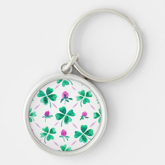 Lucky shamrock sleutelhanger (Voorkant)