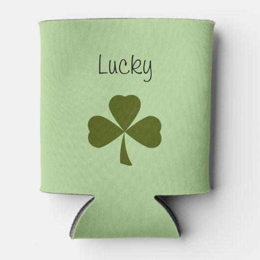 Lucky Shamrock St. Patrick's Day Blikjeskoeler (Voorkant)
