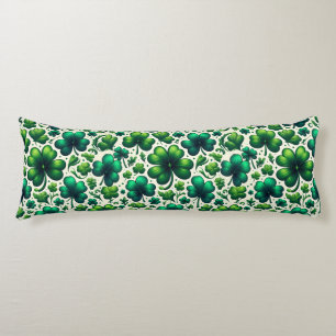 Lucky Shamrock St. Patrick's Day Body Pillow Hoes Lichaamskussen