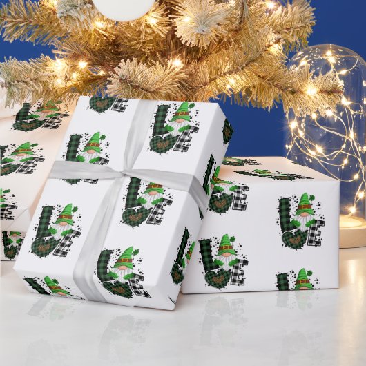 Lucky Shamrock St. Patrick's Day inpakpapier (Feestdagen)