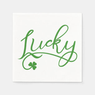 Lucky Shamrock St Patricks Day Party Servetten