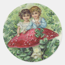 Lucky shamrock stickers