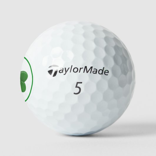 Lucky Shamrock Taylor Fabriqué des balles de golf (Logo)