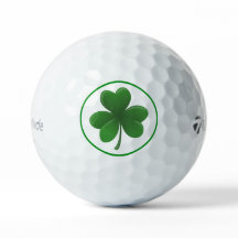 Lucky Shamrock Taylor Made TP5 Golf Balls