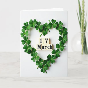 Lucky Shamrocks 17 maart kaart