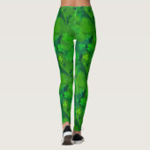 Lucky Shamrocks - Clovers over de hele linie Leggings (Achterkant)