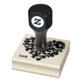 Lucky Shamrocks Rubber Stamp Rubberstempel