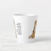 Lucky Sheltie Latte Mok (Voorkant)